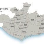 ¿Qué tres municipios del área metropolitana de Barcelona no llegan ni a 5.000 habitantes?