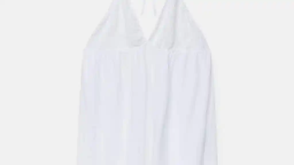 Vestido corto blanco