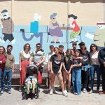 Uno de los murales en los que ha colaborado el Ayuntamiento de Salamanca en el barrio Ciudad Jardín