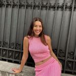 Alba Díaz con conjunto de Mango.