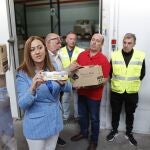 La delegada del Gobierno en Castilla y León, Virginia Barcones, y el subdelegado, Miguel Latorre, presentan el programa 2023 de ayuda alimentaria a las personas más desfavorecidas