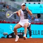Iga Awiatek, número uno del mundo, juega en la pista Manolo Santana del Mutua Madrid Open