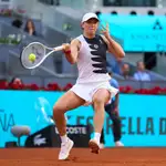 Iga Awiatek, número uno del mundo, juega en la pista Manolo Santana del Mutua Madrid Open