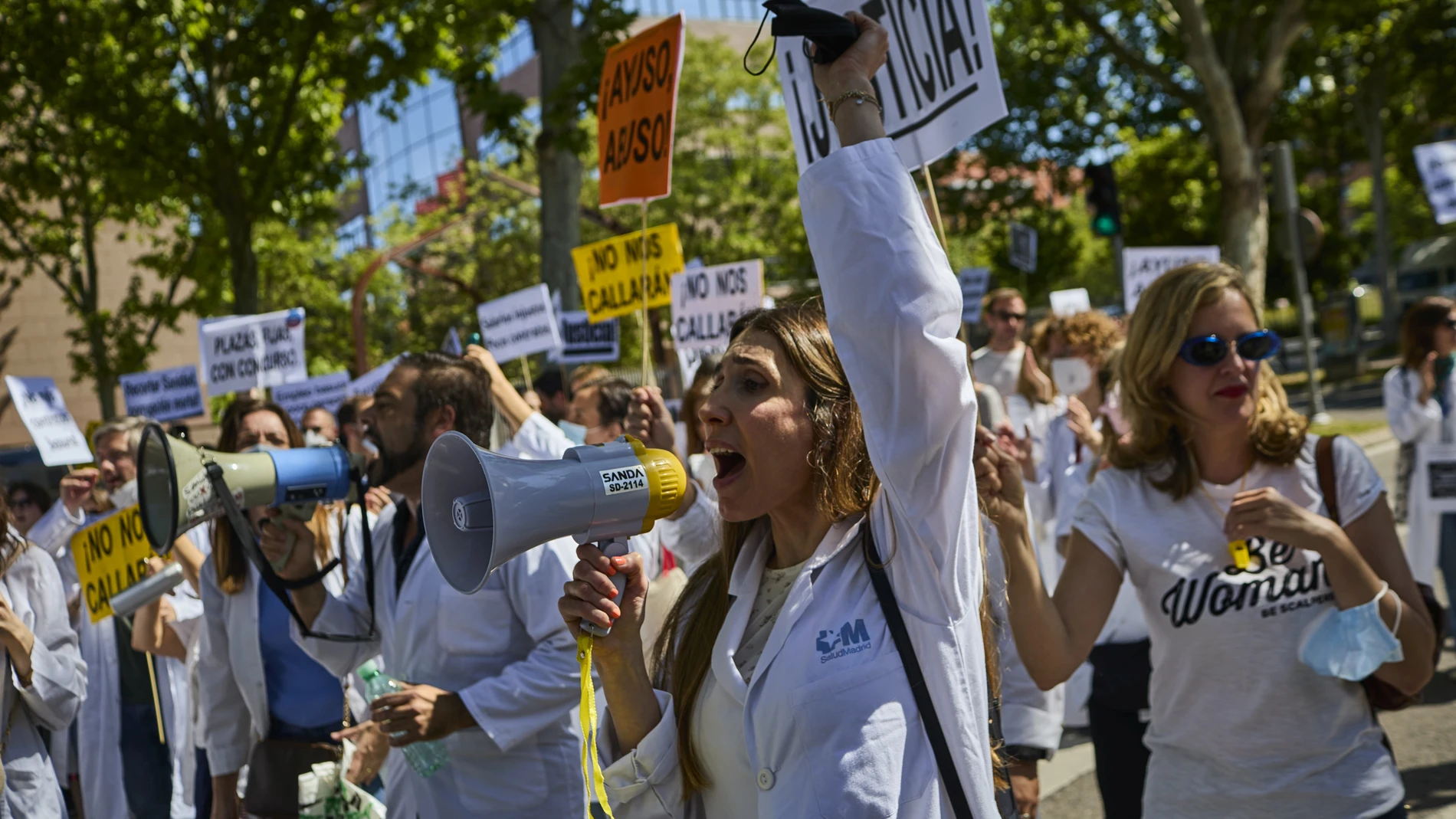 Huelga de médicos en Madrid