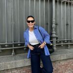 Vicky Martín Berrocal con jeans de Zara.