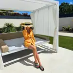 Paula Echevarría con traje de Primark.