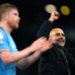 Fútbol.- Pep Guardiola: "Si De Bruyne está en forma podrá jugar"