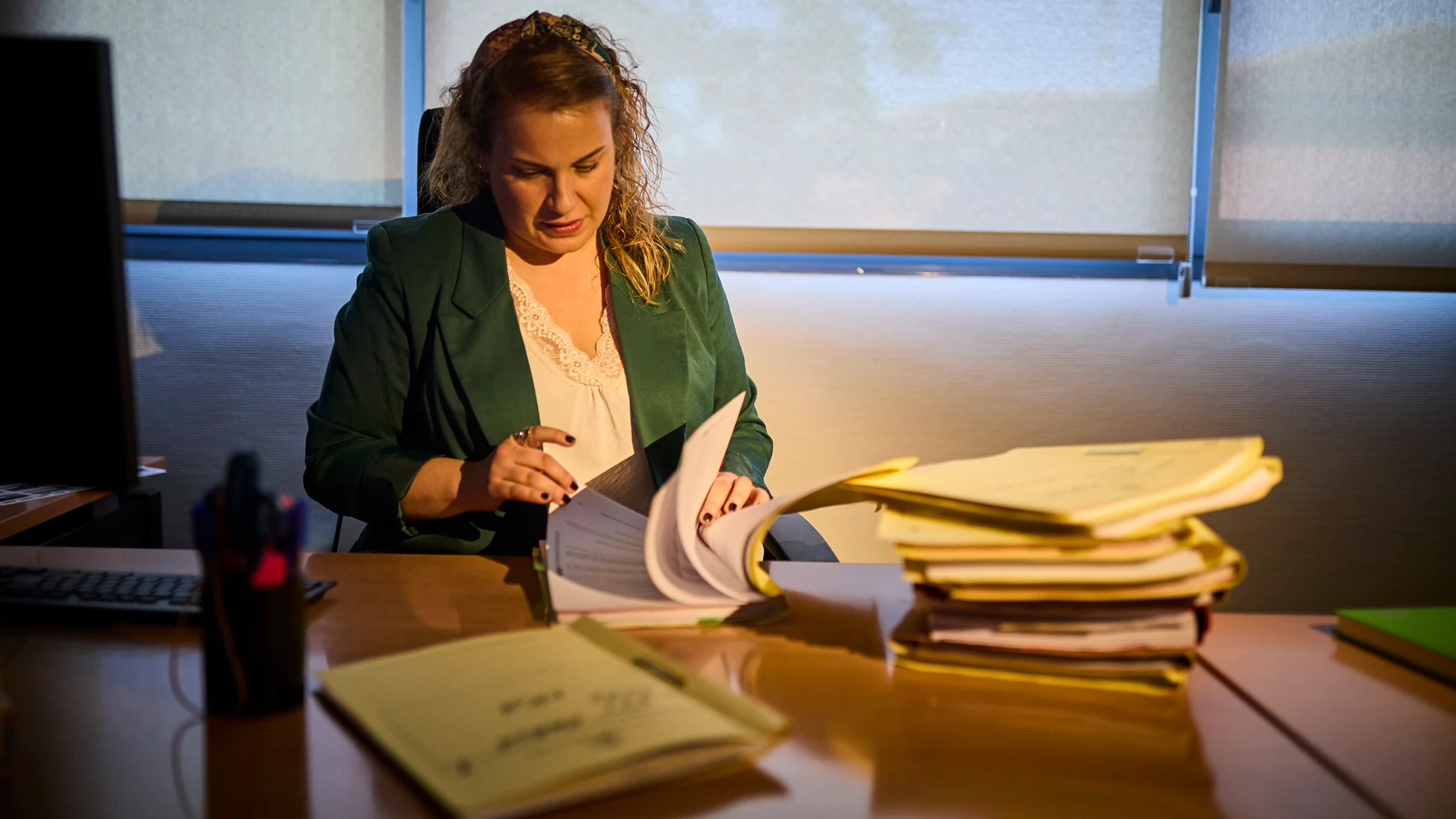 Entrevista Jueza Teresa García Villanueva. Reportaje huelga de funcionarios de la Administración de Justicia. © Alberto R. Roldán / Diario La Razón. 05 05 2023