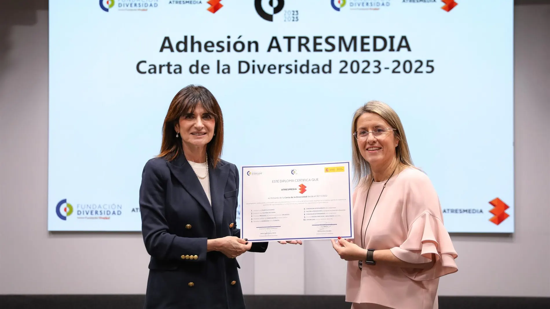Atresmedia se adhiere a la Carta de la Diversidad para fomentar la igualdad de oportunidades
