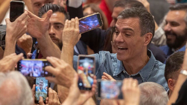 Mitin de Pedro Sánchez en Murcia