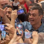Mitin de Pedro Sánchez en Murcia