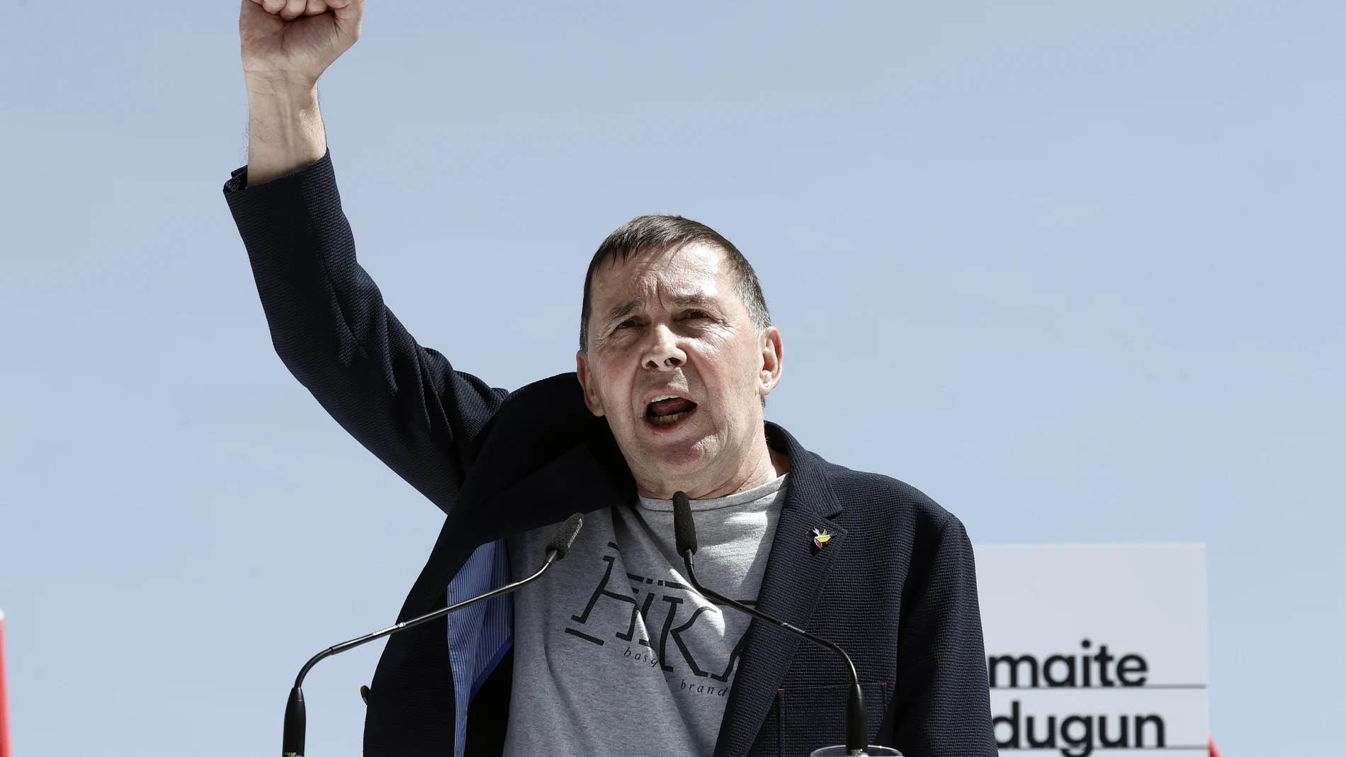 El secretario general de EH Bildu, Arnaldo Otegi