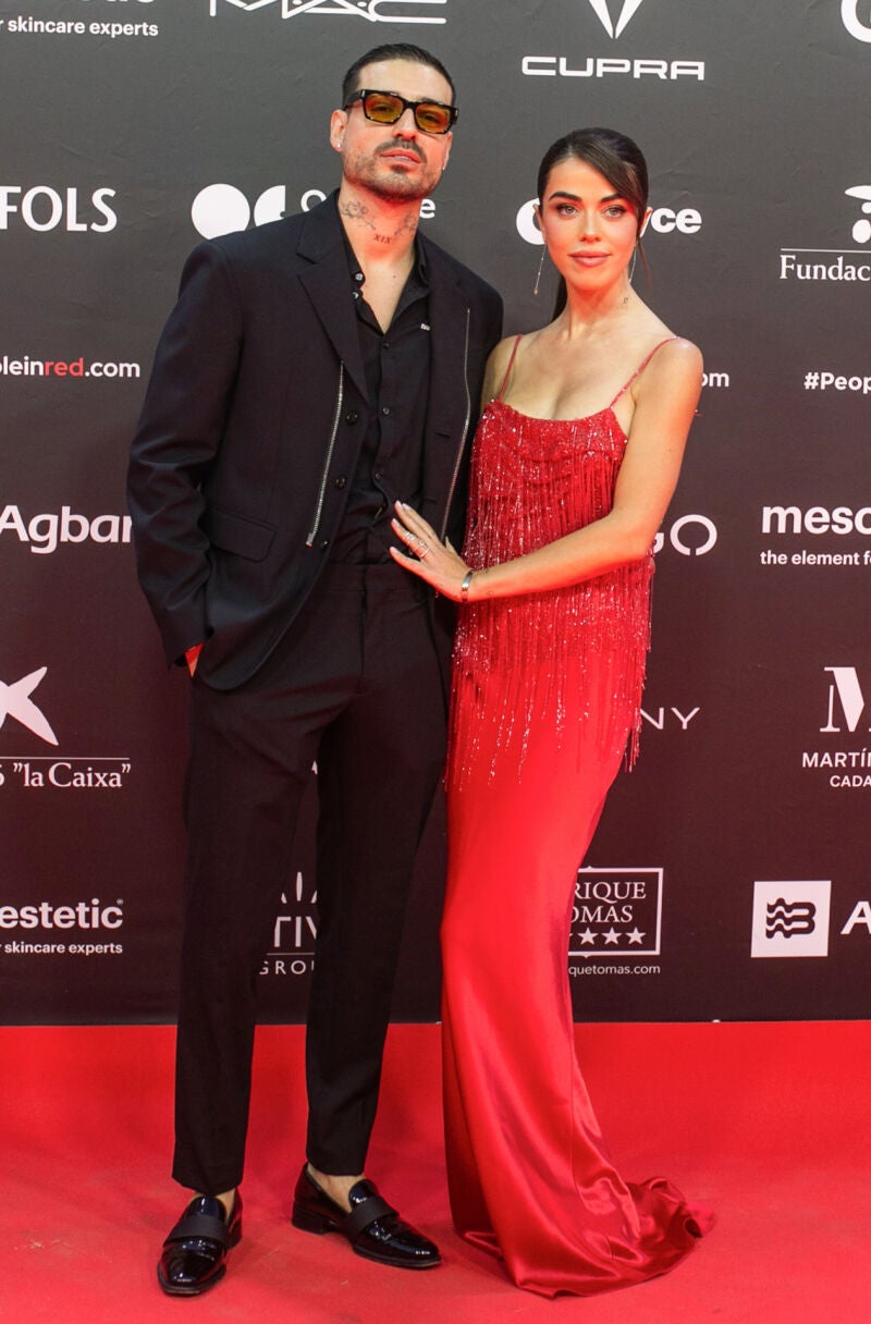 Fabio Colloricchio y Violeta Mangriñán en la Gala People in Red