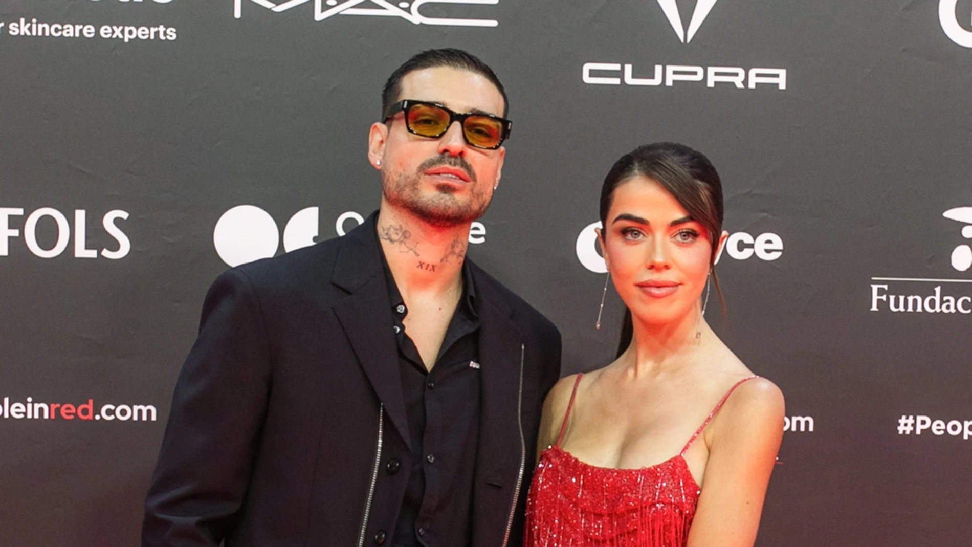 Fabio Colloricchio y Violeta Mangriñán en la Gala People in Red