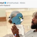 Los mejores memes del Real Madrid-Manchester City: Haaland, protagonista