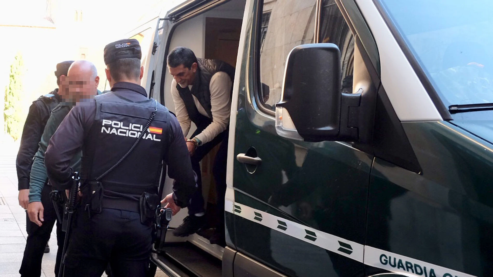 Llegada de ‘El Vinas’ al juzgado