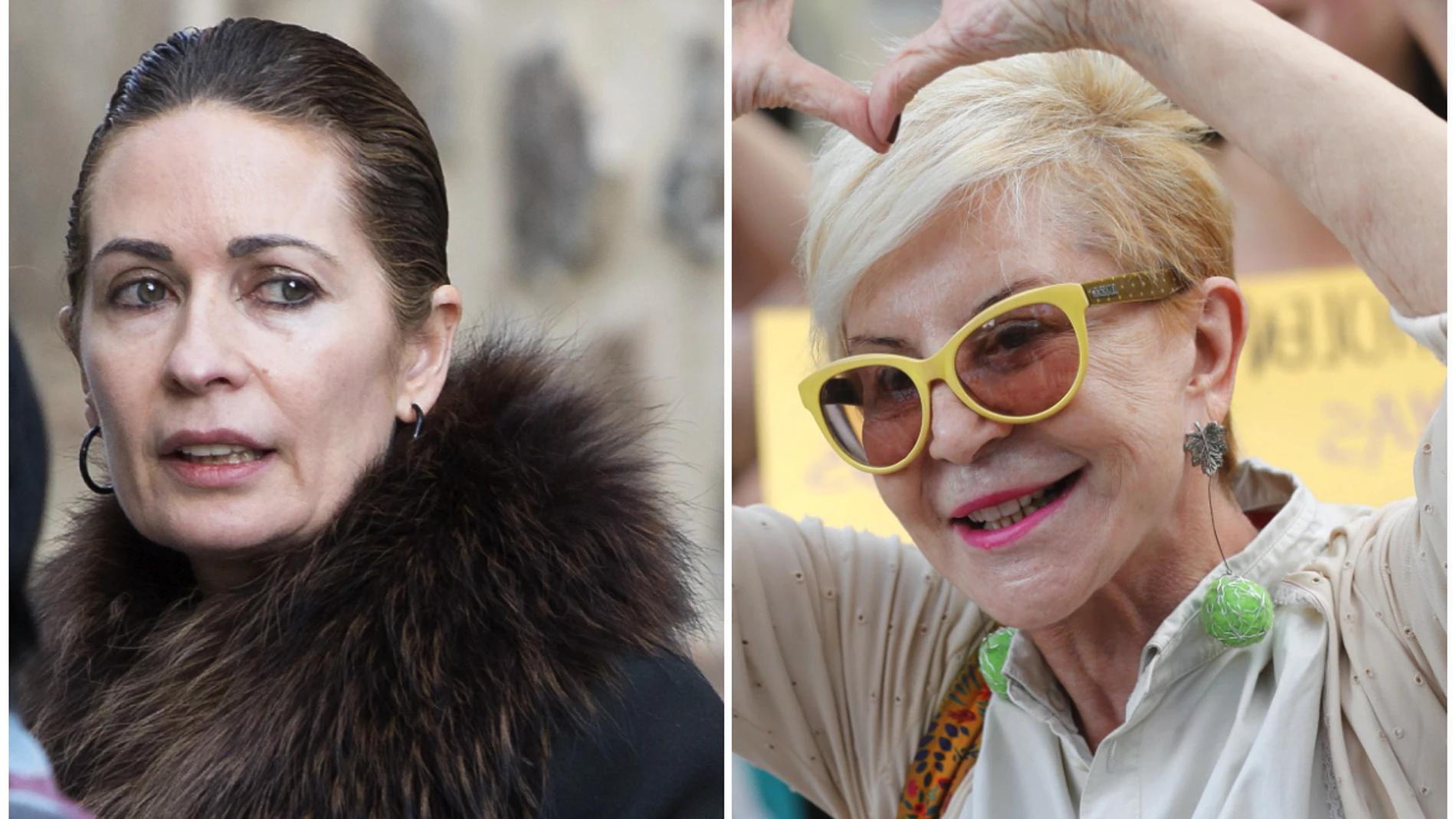 Olvido Hormigos y Karmele en imágenes de archivo