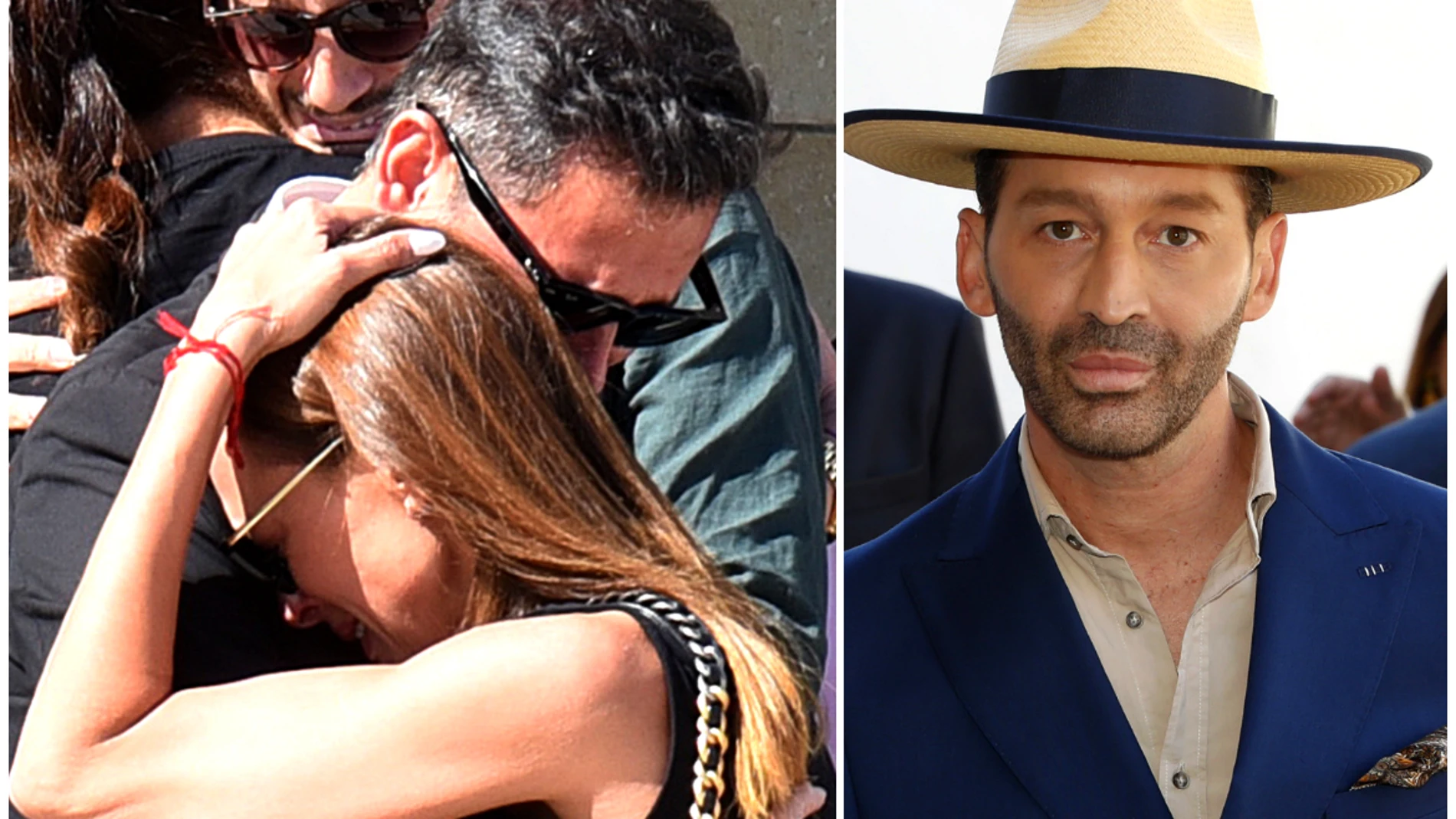 Eva González, desolada en el funeral de Cristo Bañez
