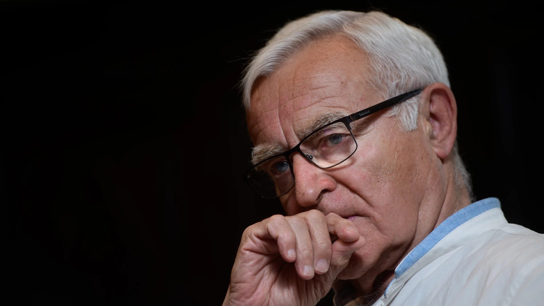 Joan Ribó, en un momento de la entrevista concedida a LA RAZÓN