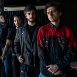 Desde la izquierda, Jota, Pepe, Dani y Antonio, batería, bajo, guitarra y voz respectivamente de Arde Bogotá