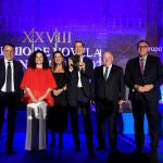 José Creuheras, Olga Sánchez, María Sonia Gaya, Roberto Santiago, Jesús Aguirre y Arturo Bernal
