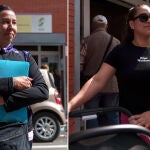 Marta y Keyko, afectadas por el colapso de la atención en la Seguridad Social, que afronta la primera huelga de la historia.