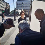Reportaje fotográfico del making of del vídeo de campaña electoral de la presidenta de la Comunidad de Madrid, Isabel Díaz Ayuso