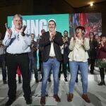Arnaldo Otegi, durante un acto de EH Bildu, en el Palacio del Baluarte
