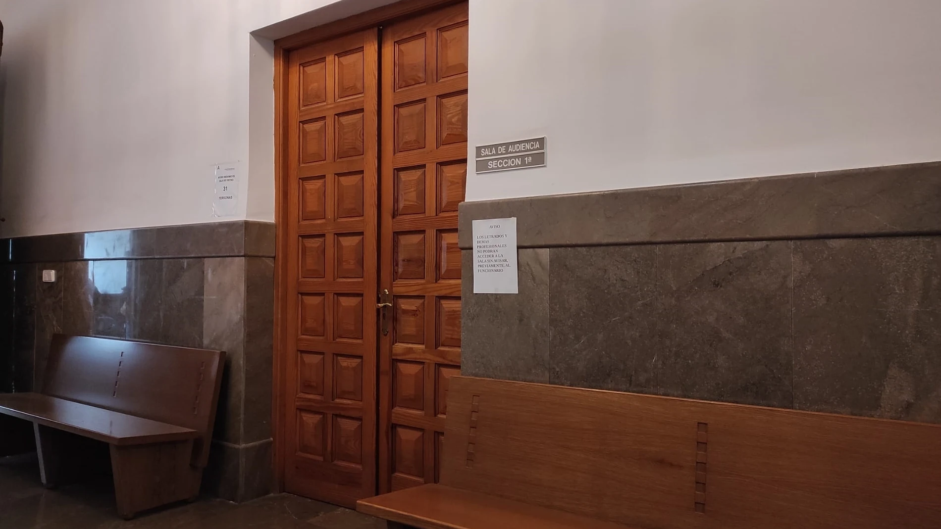 Interior de la Audiencia de Granada