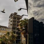 Un edificio de viviendas en construcción en Orense (Galicia)