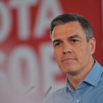 Pedro Sánchez participa en un acto de campaña del PSOE en Puertollano, Ciudad Real 