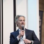 El CEO de Palantir, Alex Karp, interviene en las jornadas de de la Feria Internacional de Seguridad y Defensa de España (FEIDEF)