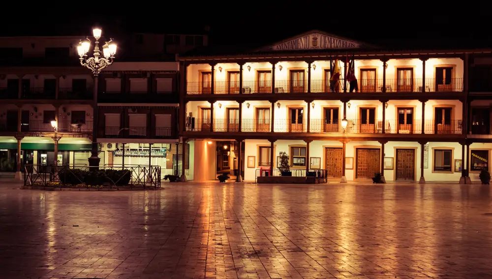 Una imagen la plaza mayor de las localidad de Ciempozuelos