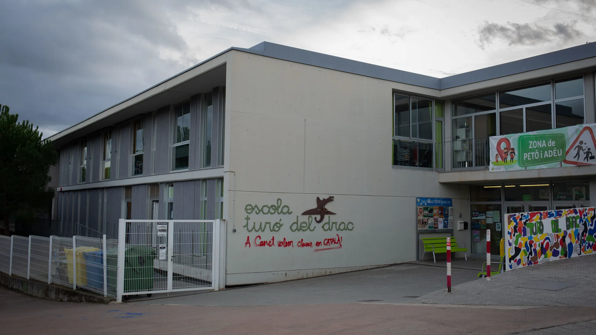 La escuela Turó del Drac, en Canet de Mar