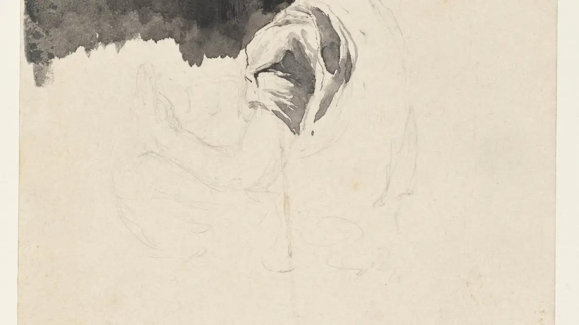 Cabeza de perfil de un marroquí, 1888