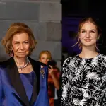 La Reina Sofía y la princesa Leonor