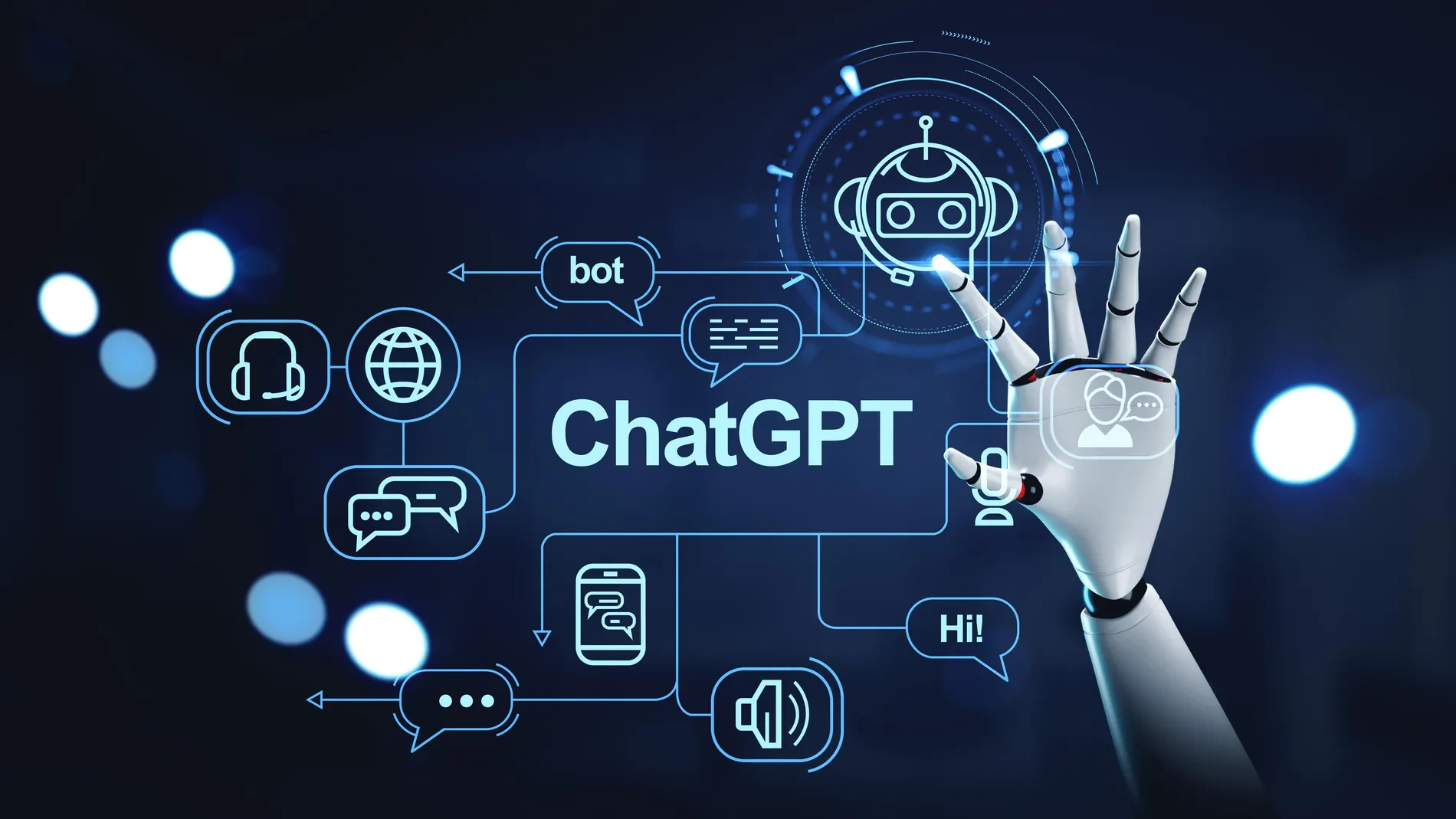 Ilustración sobre ChatGPT