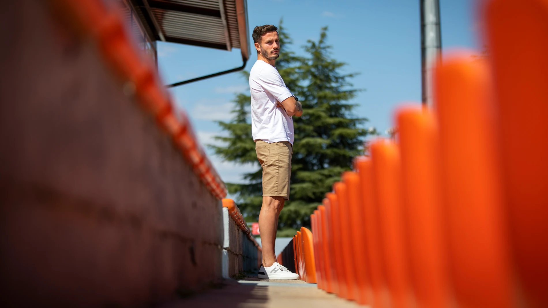 Entrevista al jugador del Atlético de Madrid, Saul. © Jesús G. Feria.