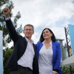 Feijóo participa en un acto electoral en Lugo