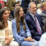 La Reina Letizia y la Infanta Sofía en la graduación de Leonor.
