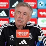 Ancelotti, en la rueda de prensa previa al Valencia-Real Madrid