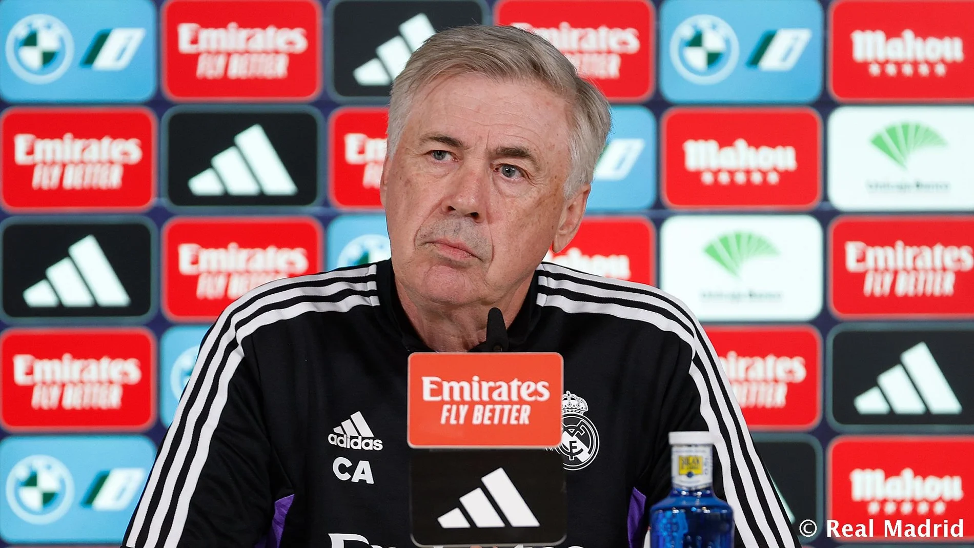 Ancelotti, en la rueda de prensa previa al Valencia-Real Madrid
