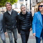 El ministro del Interior, Fernando Grande Marlaska, visita Soria, junto a Virgina Barcones, para apoyar la candidatura a la Alcaldía de la capital del socialista Carlos Martínez