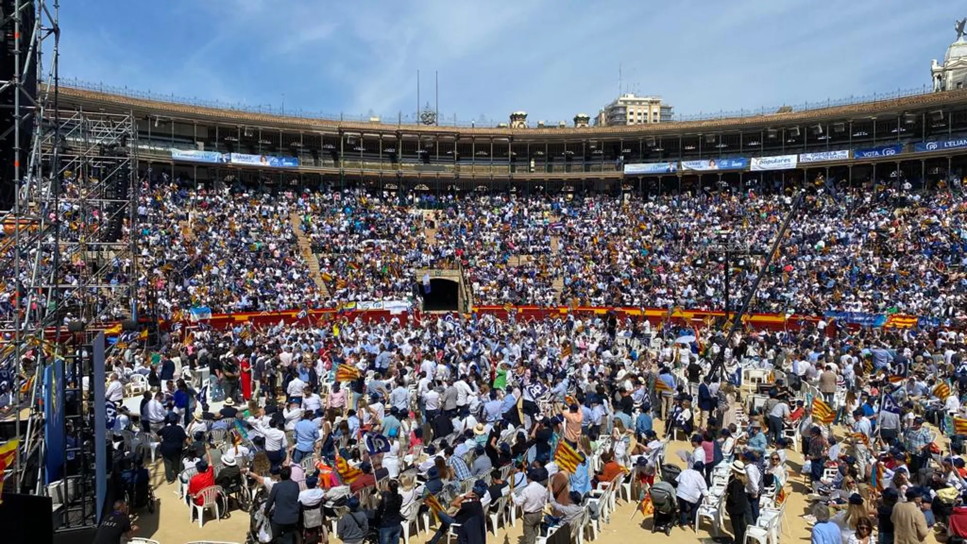 Imagen de la plaza de toros de Valencia hoy