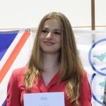 La princesa Leonor en su graduación