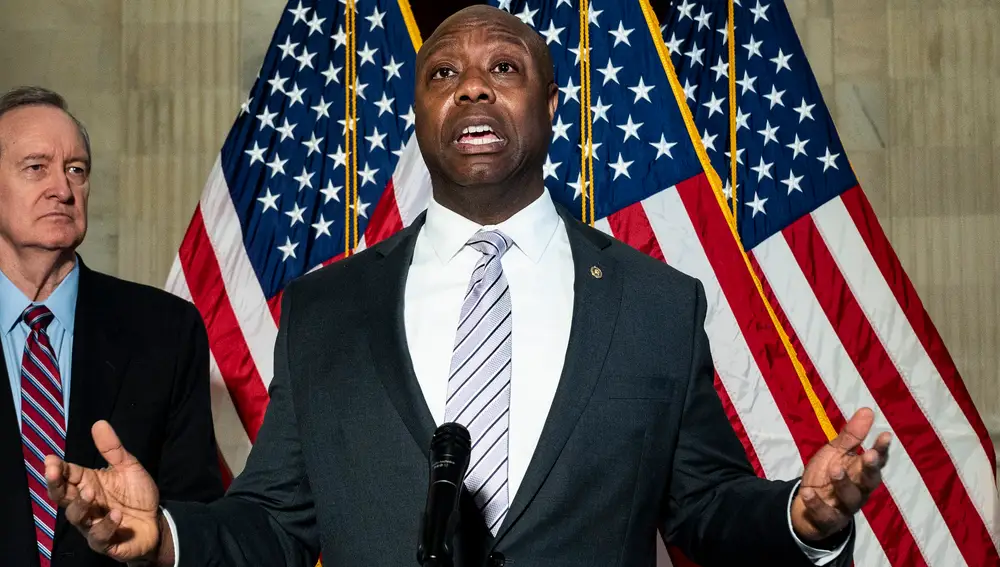 El senador republicano por Carolina del Sur Tim Scott