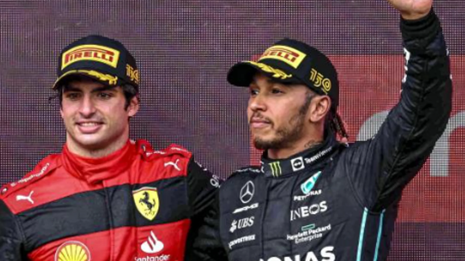 Lewis Hamilton y Carlos Sainz