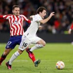Álvaro Odriozola con el Real Madrid