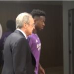 Florentino se reúne con Vinicius Jr. para mostrarle el apoyo del club