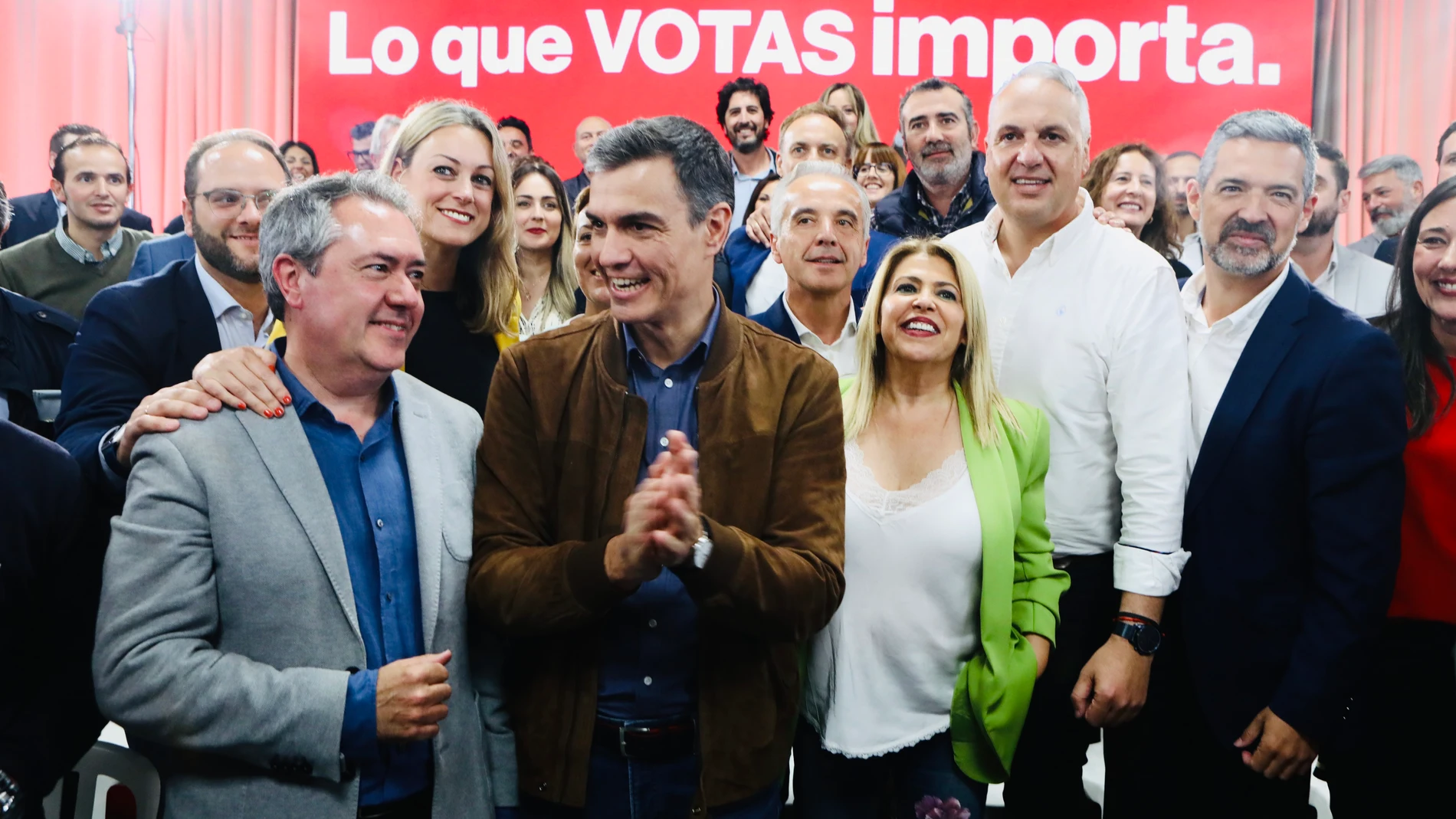 El secretario general del PSOE y presidente del Gobierno, Pedro Sánchez, durante un acto público en el Club Nazaret de Jerez de la Frontera, a 23 de mayo de 2023 en Cádiz (Andalucía, España). El secretario general del PSOE y presidente del Gobierno, Pedro Sánchez, participa en un acto público junto al secretario general del PSOE-A, Juan Espadas, y la alcaldesa y candidata del PSOE a la reelección, Mamen Sánchez. 23 MAYO 2023 Nacho Frade / Europa Press 23/05/2023